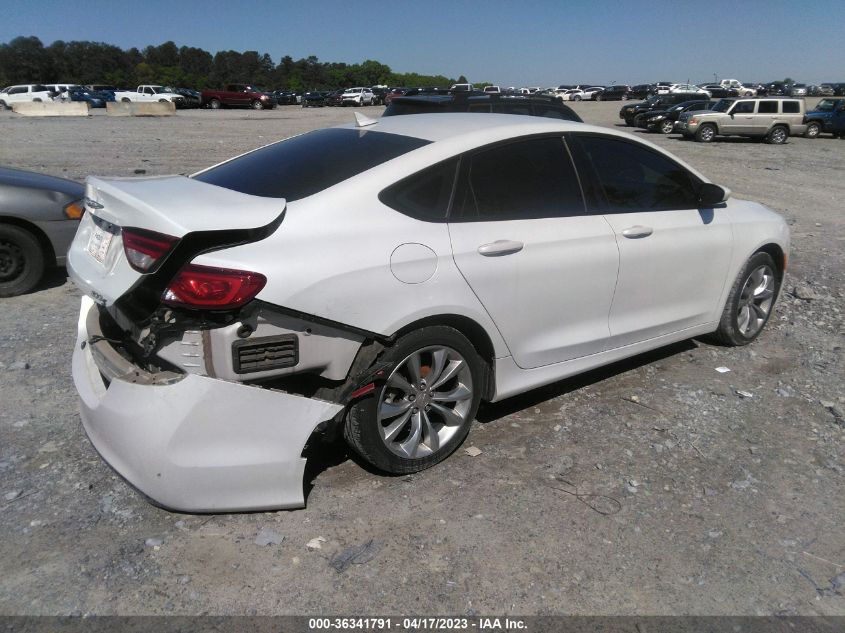 2015 CHRYSLER 200 S - 1C3CCCBG2FN642509