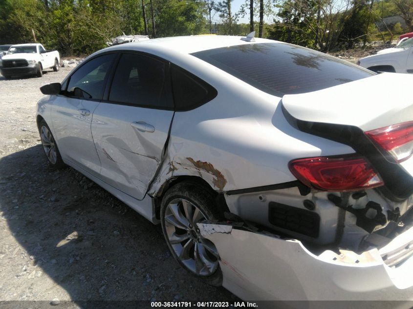 2015 CHRYSLER 200 S - 1C3CCCBG2FN642509
