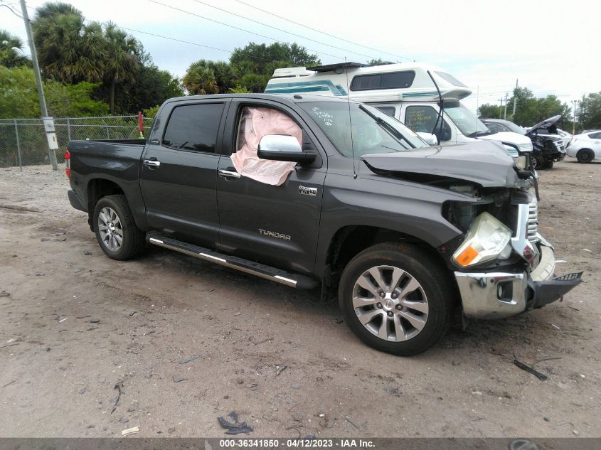 2014 TOYOTA TUNDRA 4WD TRUCK LTD - 5TFHW5F10EX385251