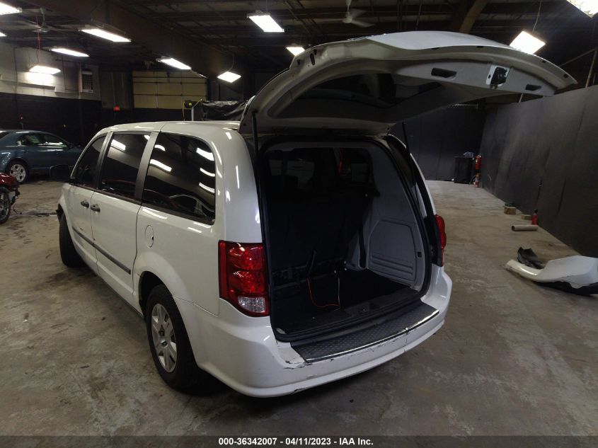 2013 DODGE GRAND CARAVAN AMERICAN VALUE PKG - 2C4RDGBGXDR619540