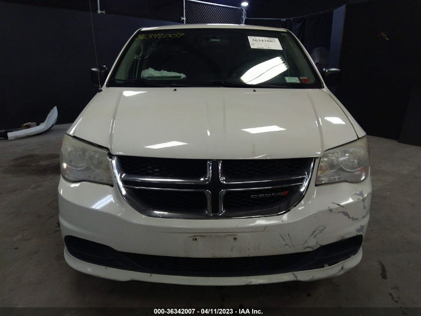 2013 DODGE GRAND CARAVAN AMERICAN VALUE PKG - 2C4RDGBGXDR619540