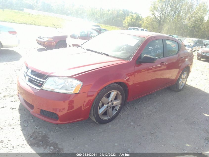 2013 DODGE AVENGER SE - 1C3CDZAB9DN658239