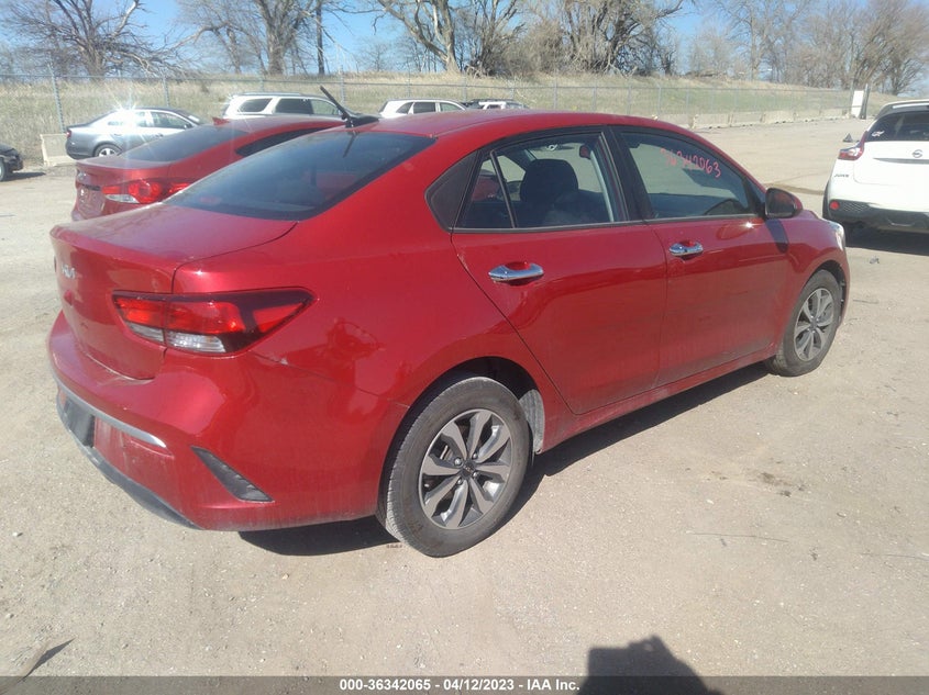 VIN 3KPA24AD7NE431408 2022 KIA RIO S