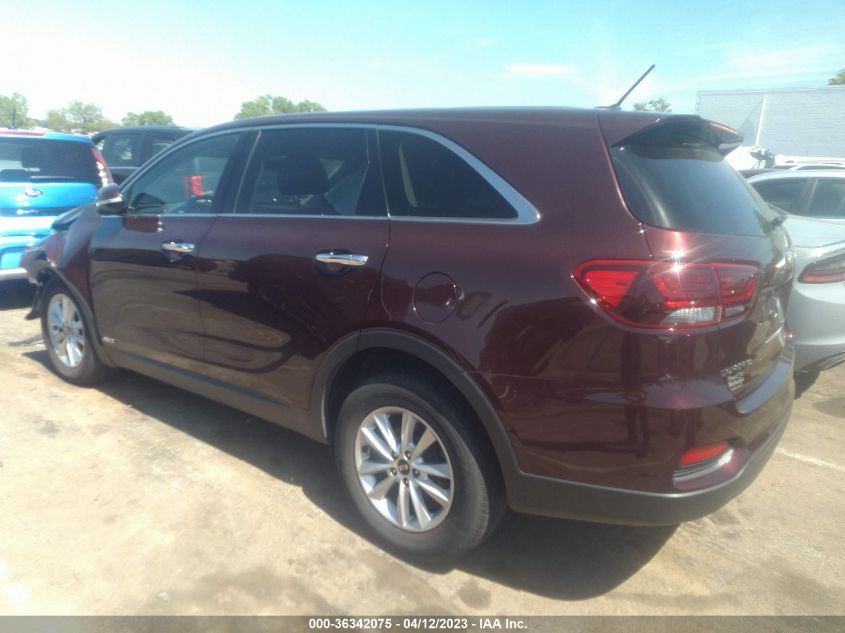 2019 KIA SORENTO LX - 5XYPGDA35KG459130