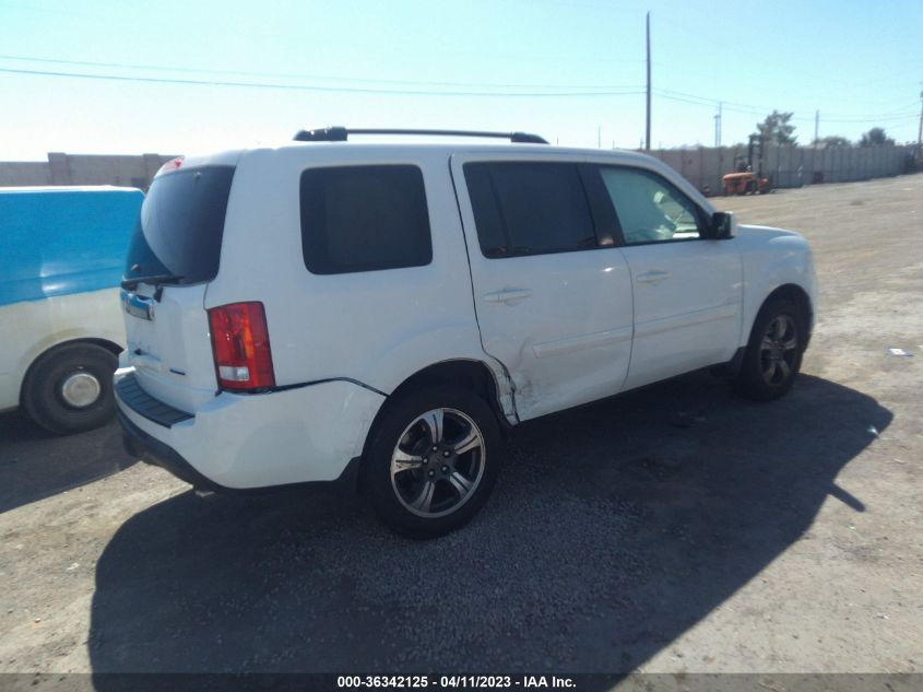 2015 HONDA PILOT SE - 5FNYF3H35FB031188