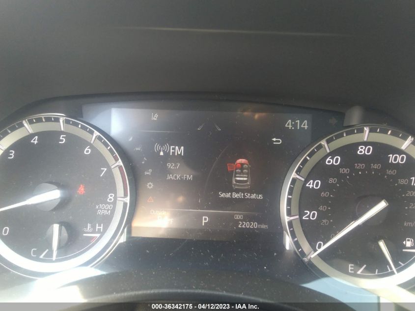2022 TOYOTA HIGHLANDER XLE - 5TDGZRAH1NS548199