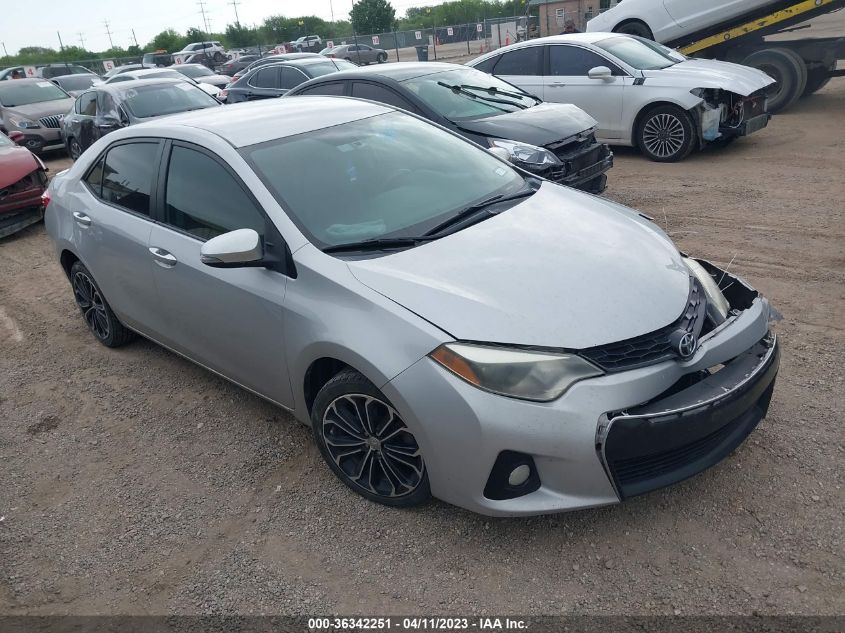 2015 TOYOTA COROLLA S - 2T1BURHE3FC360248