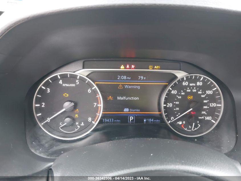 2022 NISSAN ALTIMA 2.5 SV - 1N4BL4DV6NN322218