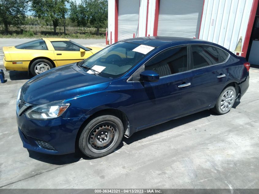 2016 NISSAN SENTRA S - 3N1AB7AP8GY307633