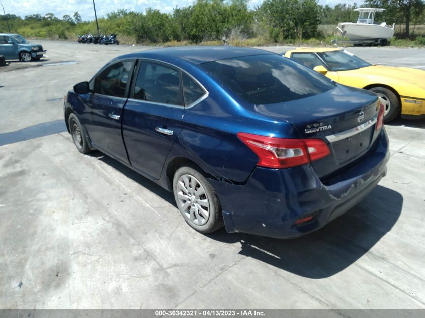 2016 NISSAN SENTRA S - 3N1AB7AP8GY307633