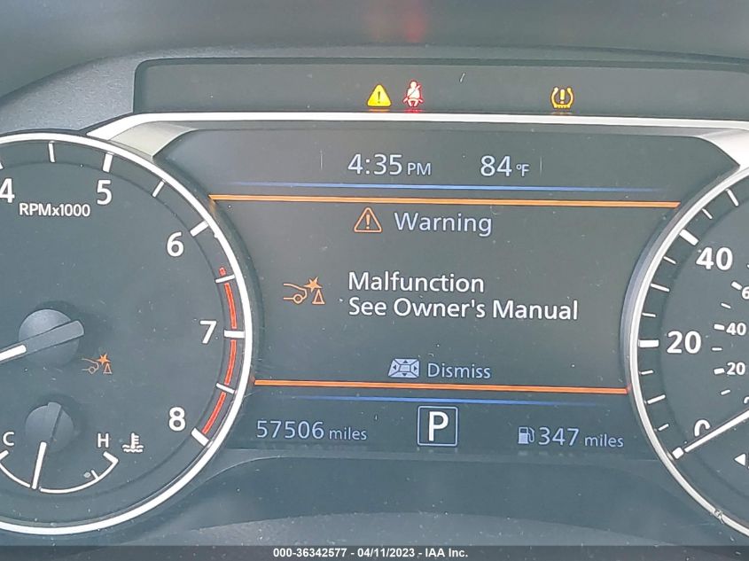 2021 NISSAN ALTIMA 2.5 SV - 1N4BL4DV8MN329251