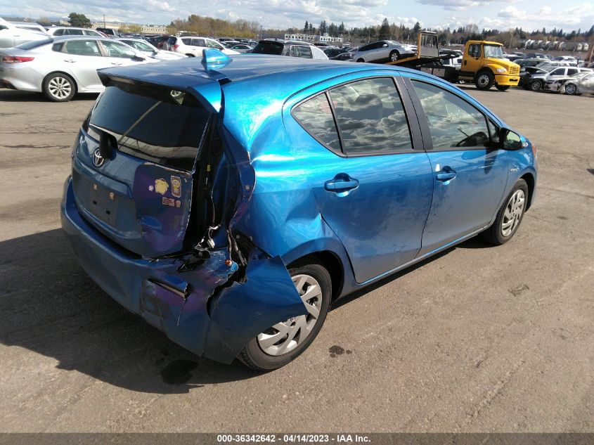 2015 TOYOTA PRIUS C ONE/TWO/THREE/FOUR - JTDKDTB30F1580245