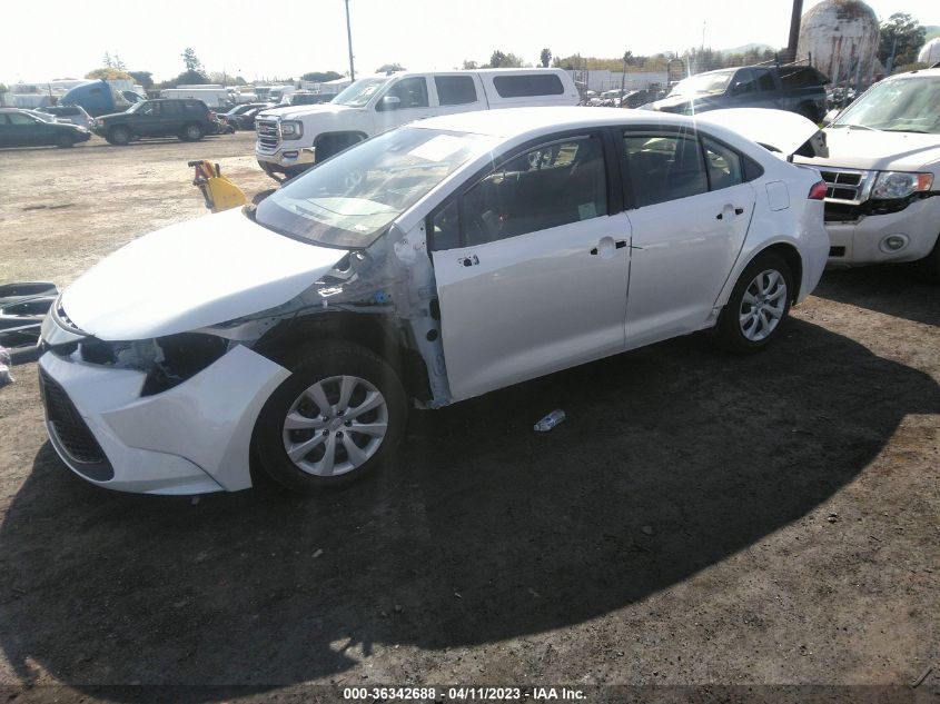 2022 TOYOTA COROLLA LE - JTDEPMAE5N3013464