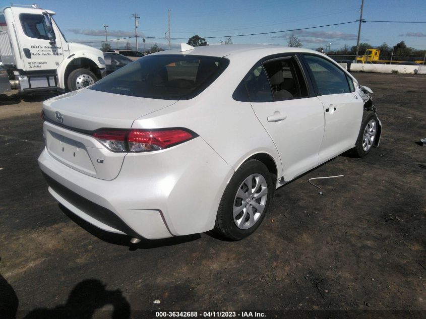 2022 TOYOTA COROLLA LE - JTDEPMAE5N3013464