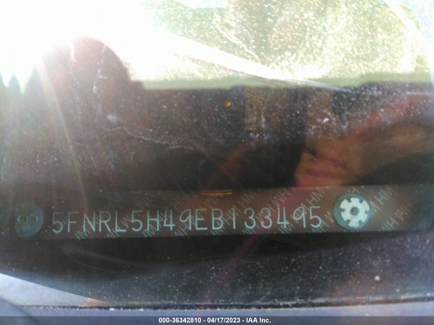 2014 HONDA ODYSSEY EX - 5FNRL5H49EB133495