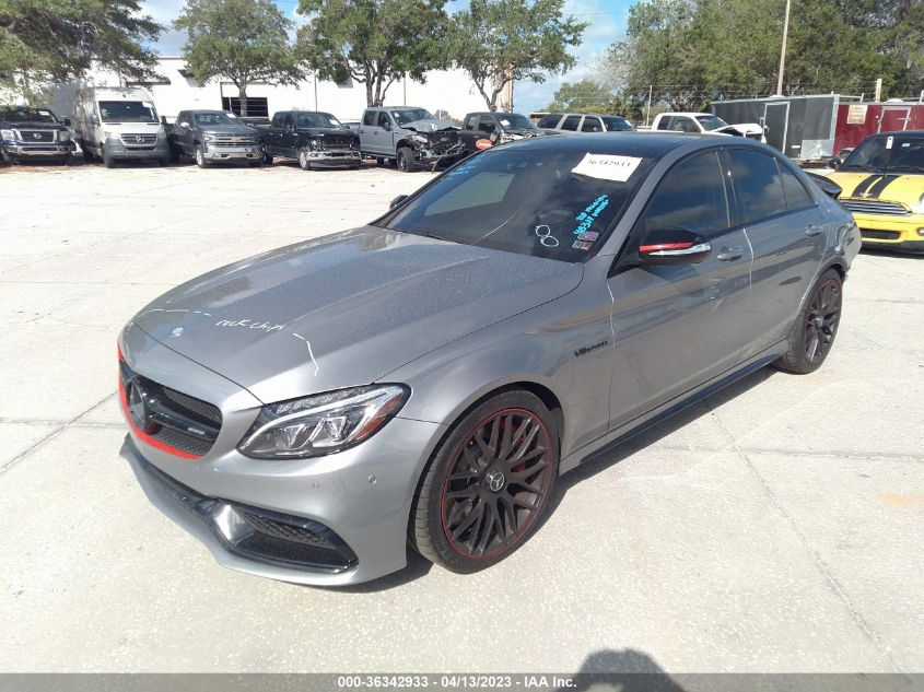 2015 MERCEDES-BENZ C-CLASS AMG C 63 S - 55SWF8HB7FU077342
