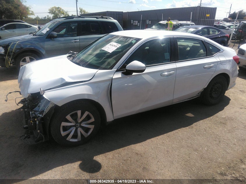 VIN 2HGFE2F2XNH507279 2022 HONDA CIVIC SEDAN LX