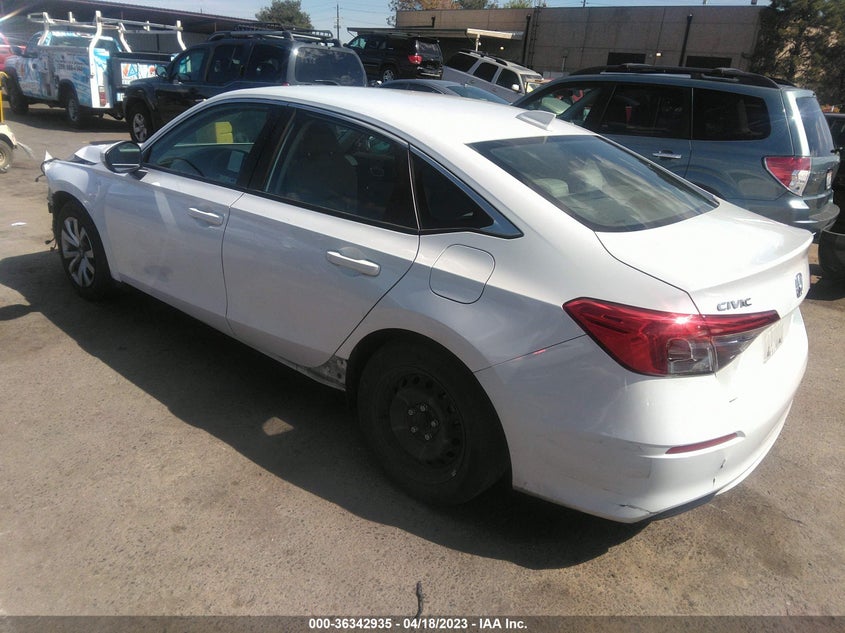 VIN 2HGFE2F2XNH507279 2022 HONDA CIVIC SEDAN LX
