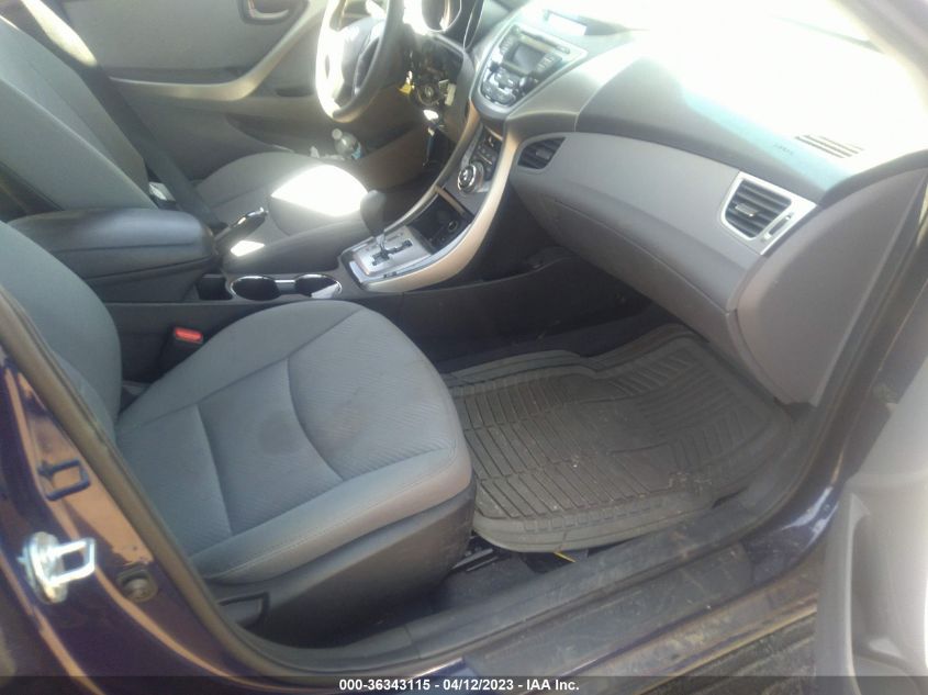 2013 HYUNDAI ELANTRA GLS - 5NPDH4AEXDH408767