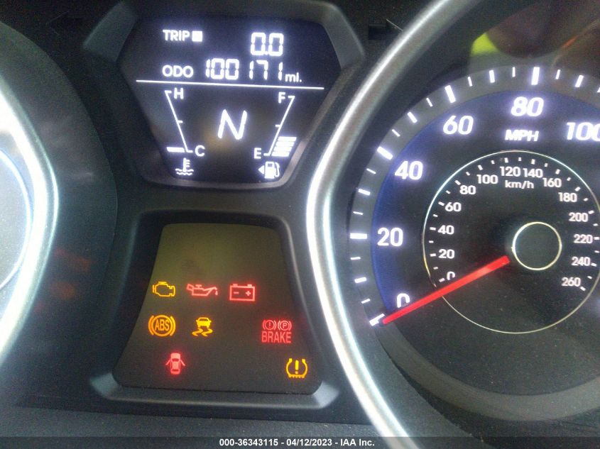 2013 HYUNDAI ELANTRA GLS - 5NPDH4AEXDH408767