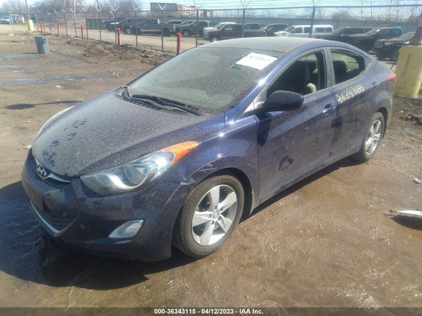 2013 HYUNDAI ELANTRA GLS - 5NPDH4AEXDH408767