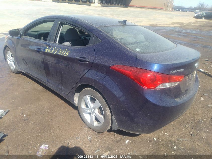 2013 HYUNDAI ELANTRA GLS - 5NPDH4AEXDH408767