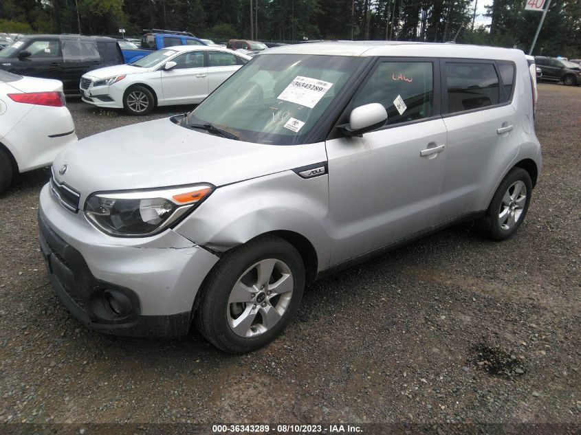2017 KIA SOUL BASE - KNDJN2A26H7470103