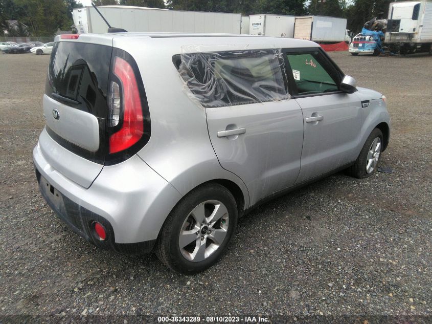 2017 KIA SOUL BASE - KNDJN2A26H7470103
