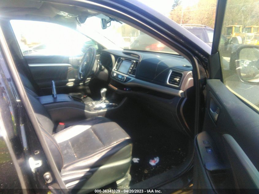 2016 TOYOTA HIGHLANDER XLE - 5TDJKRFH7GS324375