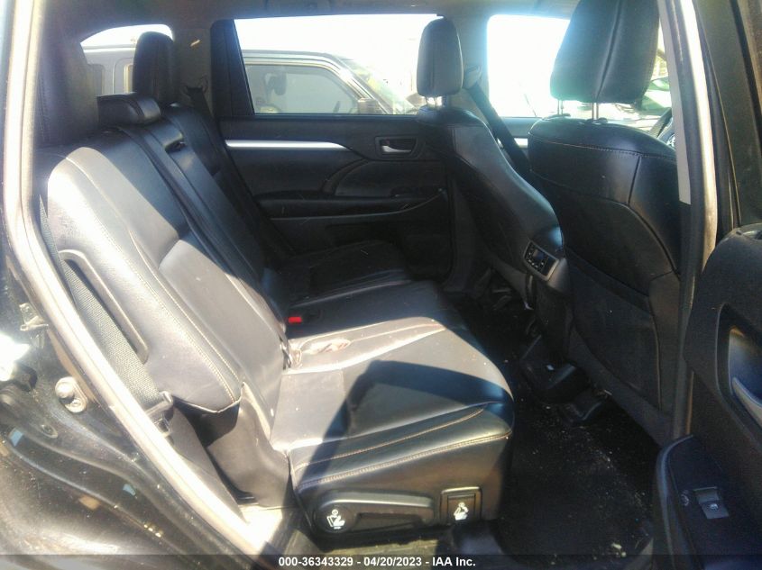 2016 TOYOTA HIGHLANDER XLE - 5TDJKRFH7GS324375