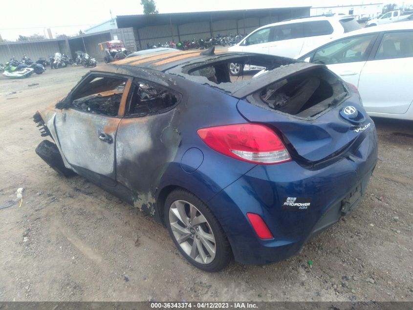 2017 HYUNDAI VELOSTER - KMHTC6AD8HU308459