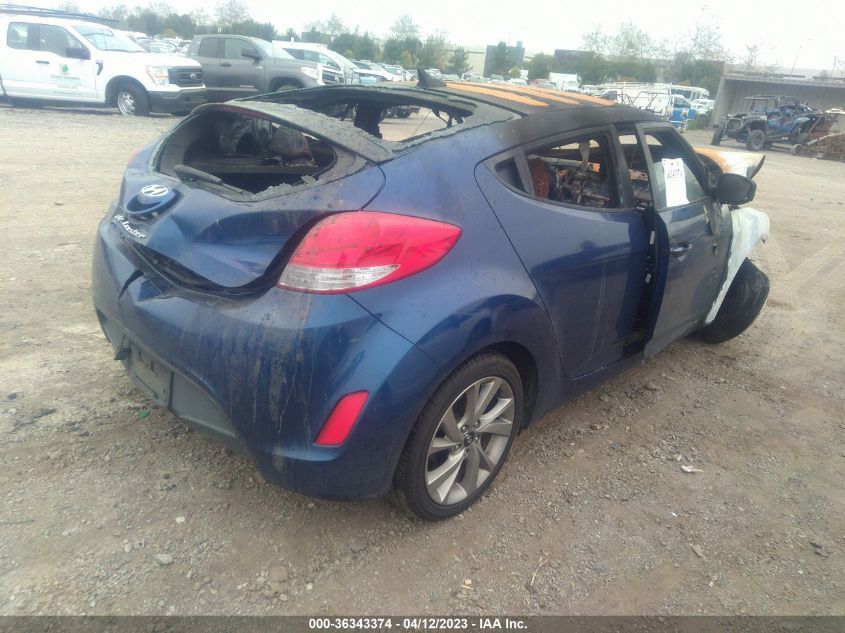 2017 HYUNDAI VELOSTER - KMHTC6AD8HU308459