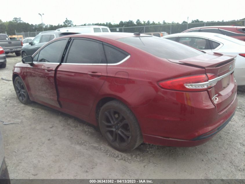 2018 FORD FUSION SE - 3FA6P0HD9JR258828