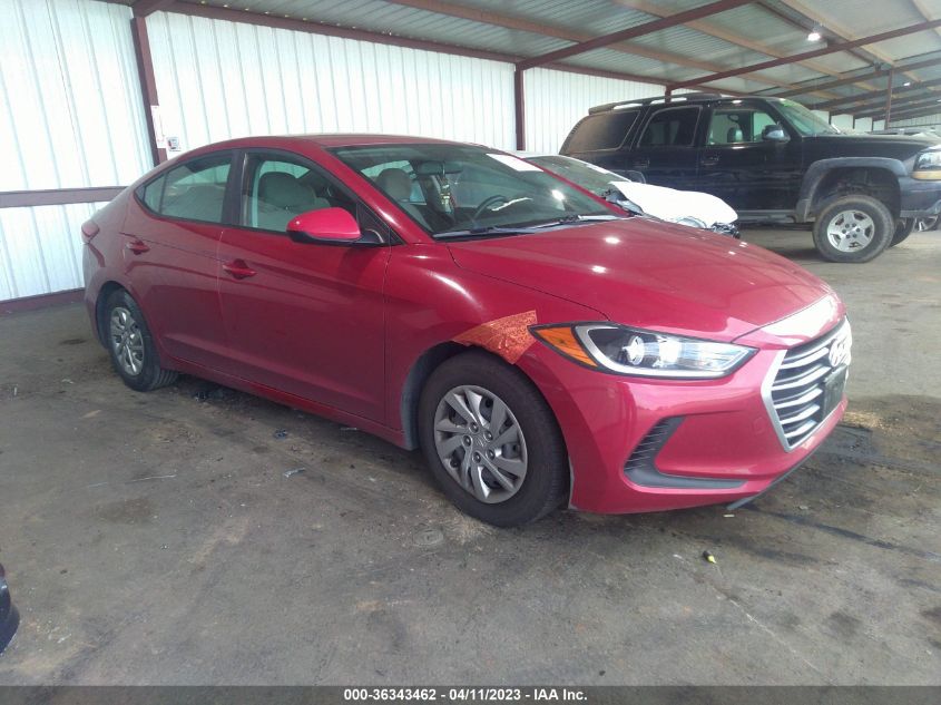 2018 HYUNDAI ELANTRA SE - KMHD74LF8JU453292