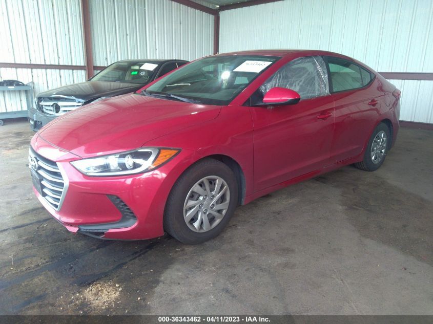 2018 HYUNDAI ELANTRA SE - KMHD74LF8JU453292