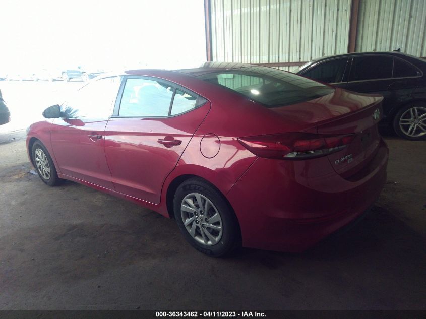 2018 HYUNDAI ELANTRA SE - KMHD74LF8JU453292