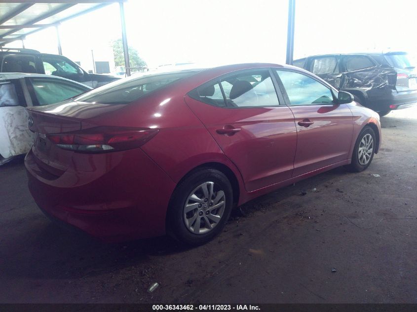 2018 HYUNDAI ELANTRA SE - KMHD74LF8JU453292