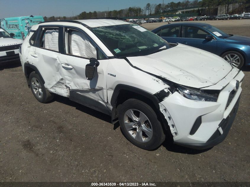 2021 TOYOTA RAV4 HYBRID LE - JTML6RFV2MD020669