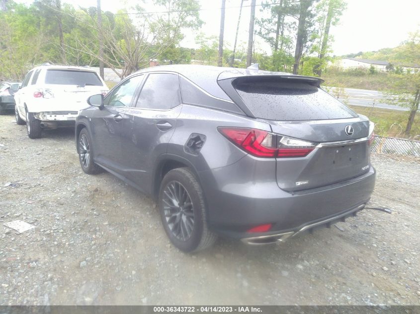 2021 LEXUS RX RX 350 F SPORT HANDLING - 2T2YZMDA4MC292973