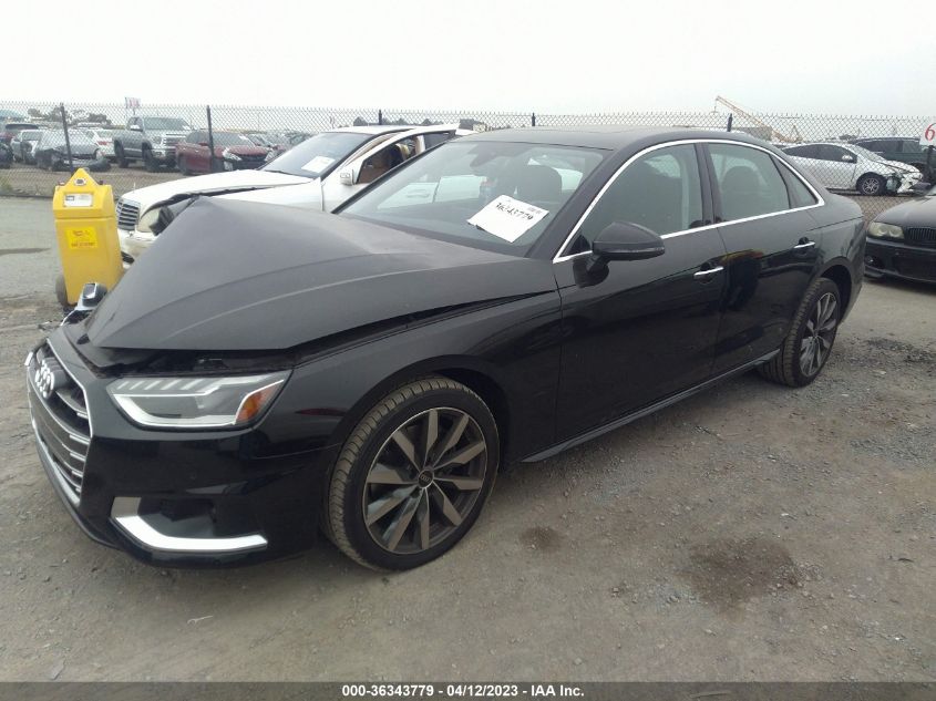 2022 AUDI A4 SEDAN PREMIUM PLUS - WAUBBAF48NN010544