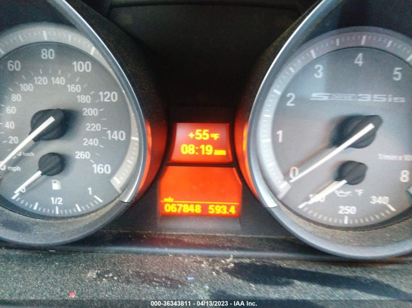 2013 BMW Z4 SDRIVE35IS WBALM1C57DE633907