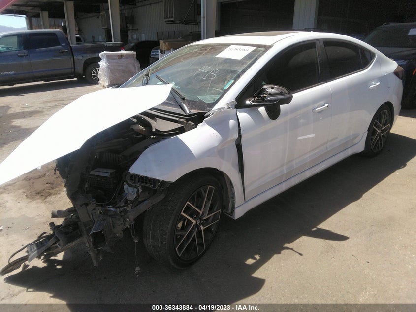 VIN KMHD04LB4KU859976 2019 HYUNDAI ELANTRA SPORT