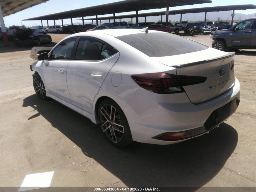 VIN KMHD04LB4KU859976 2019 HYUNDAI ELANTRA SPORT