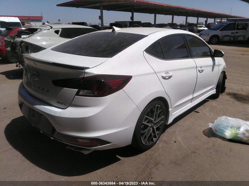 VIN KMHD04LB4KU859976 2019 HYUNDAI ELANTRA SPORT