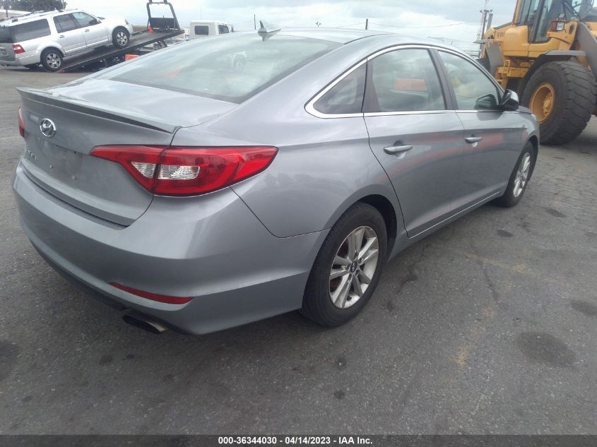 2016 HYUNDAI SONATA 2.4L SE - 5NPE24AF5GH359089