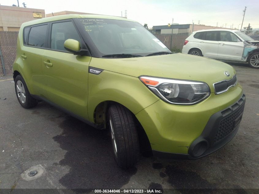2016 KIA SOUL BASE - KNDJN2A26G7854476