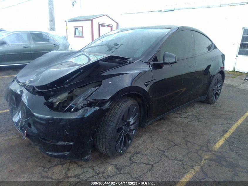 VIN 7SAYGDEF3PF583164 2023 TESLA MODEL Y PERFORMANCE