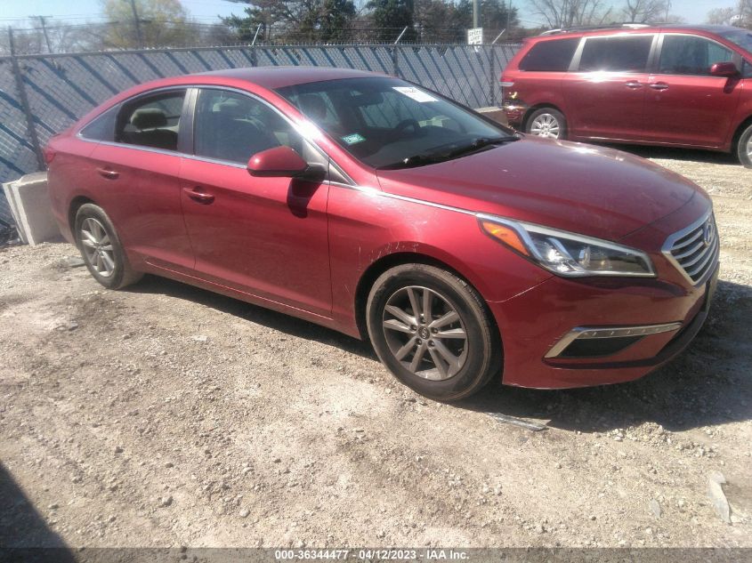 2015 HYUNDAI SONATA 2.4L SE - 5NPE24AF2FH203140