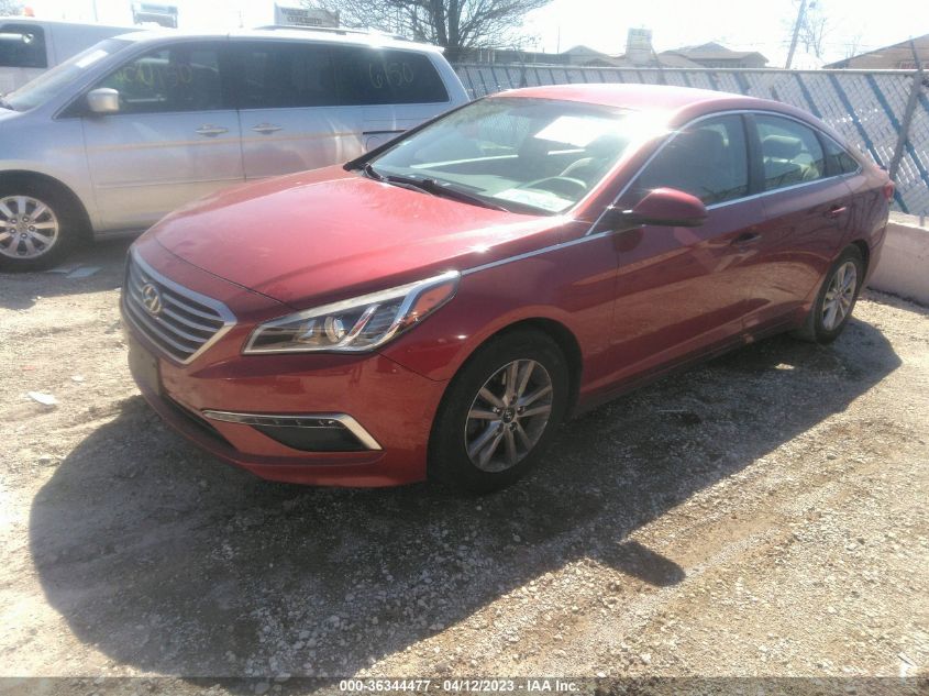 2015 HYUNDAI SONATA 2.4L SE - 5NPE24AF2FH203140