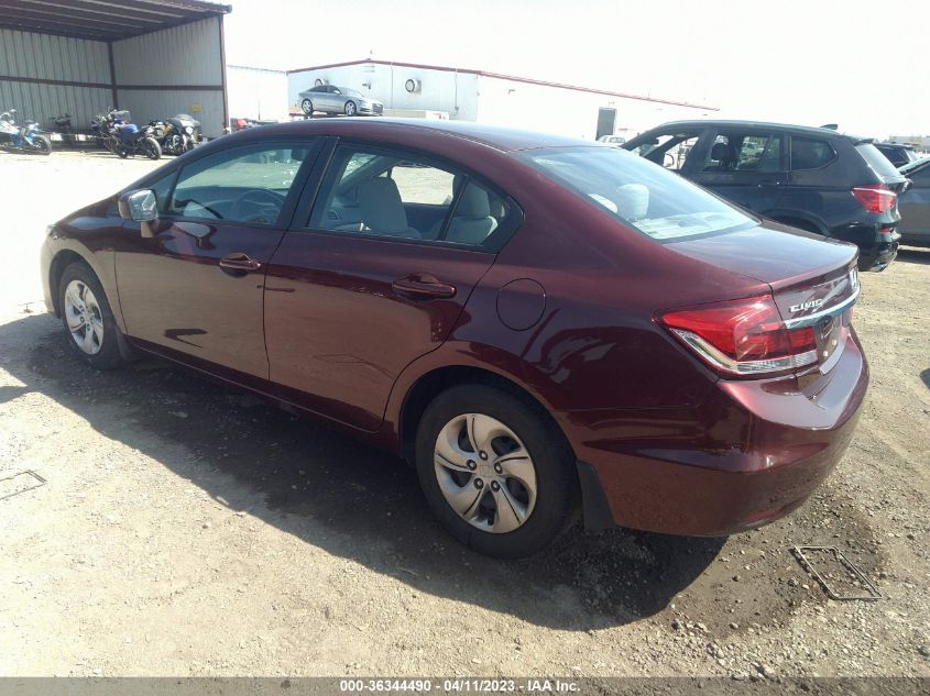 2014 HONDA CIVIC SEDAN LX - 19XFB2F58EE255710